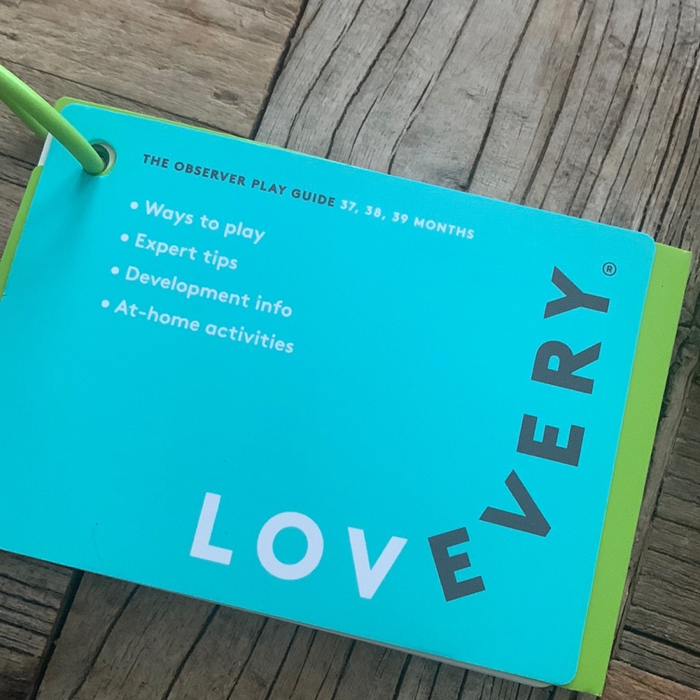 Lovevery Guide for Observer Kit 37 38 39 Months - Play Guide